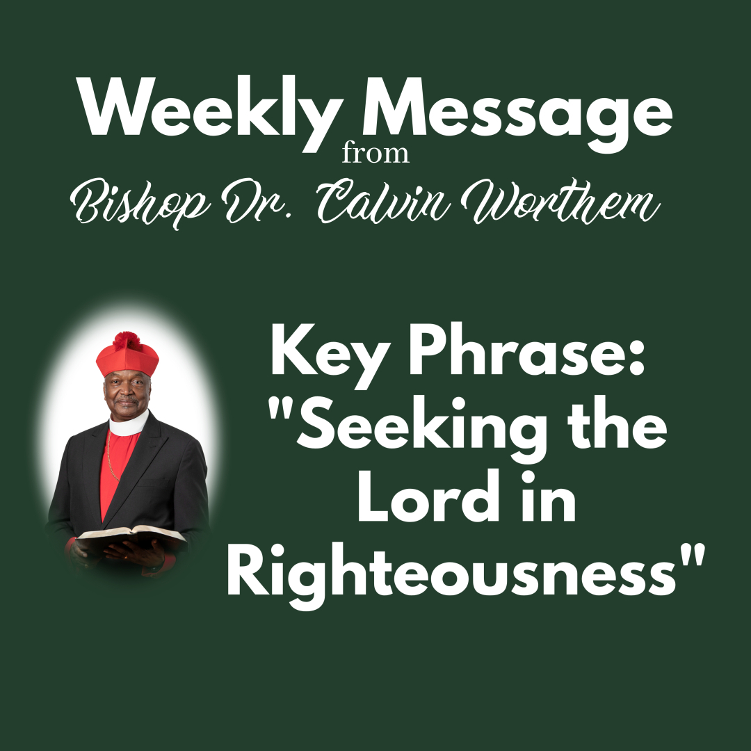 Weekly Message from General Chief Overseer 03-07-2023