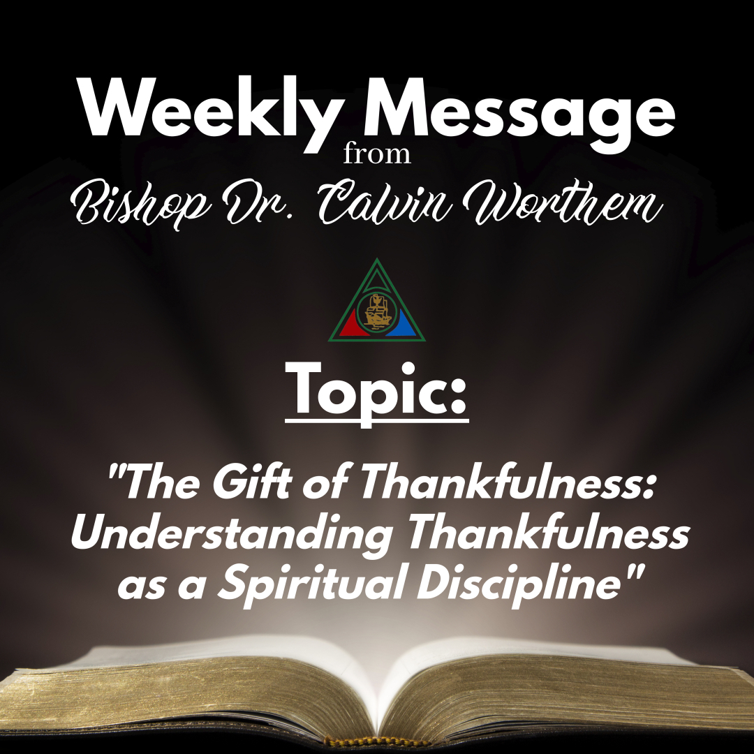 Weekly Message – 11/4/2024